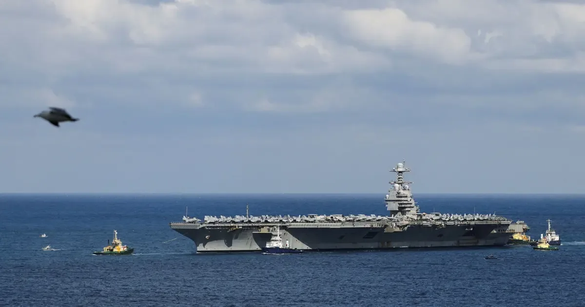 USS Gerald R. Ford Kızıldeniz'de