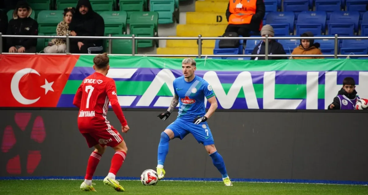 Rizespor maçında gol